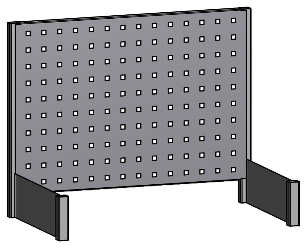 Bild von JURA-MODUL - Abschlussmodul - Abschlussmodul mit einer Lochplatte (VPE=1 Stück)